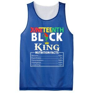 Junenth Black King Nutrition Facts Melanin African Cool Gift Mesh Reversible Basketball Jersey Tank