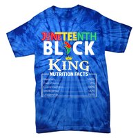 Junenth Black King Nutrition Facts Melanin African Cool Gift Tie-Dye T-Shirt