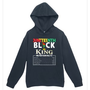 Junenth Black King Nutrition Facts Melanin African Cool Gift Urban Pullover Hoodie