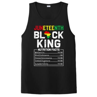 Junenth Black King Nutrition Fact 1865 African American Cute Gift PosiCharge Competitor Tank