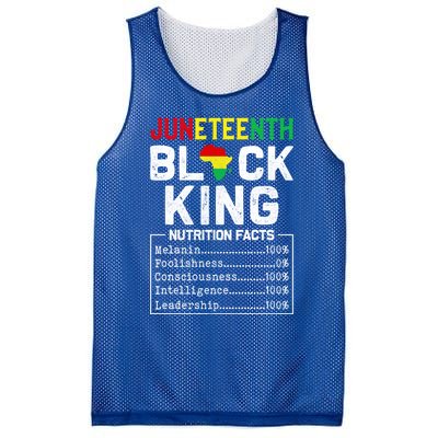 Junenth Black King Nutrition Fact 1865 African American Cute Gift Mesh Reversible Basketball Jersey Tank