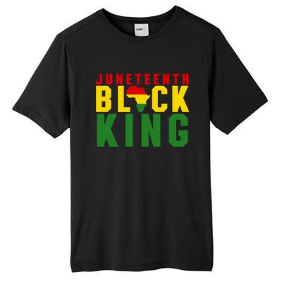 Junenth Black King Nutritional Facts Junenth Gift Tall Fusion ChromaSoft Performance T-Shirt