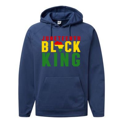 Junenth Black King Nutritional Facts Junenth Gift Performance Fleece Hoodie