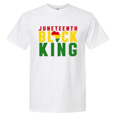 Junenth Black King Nutritional Facts Junenth Gift Garment-Dyed Heavyweight T-Shirt