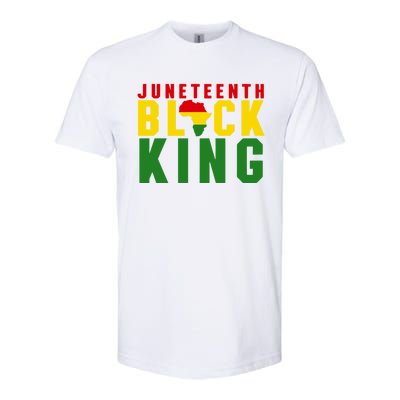 Junenth Black King Nutritional Facts Junenth Gift Softstyle CVC T-Shirt