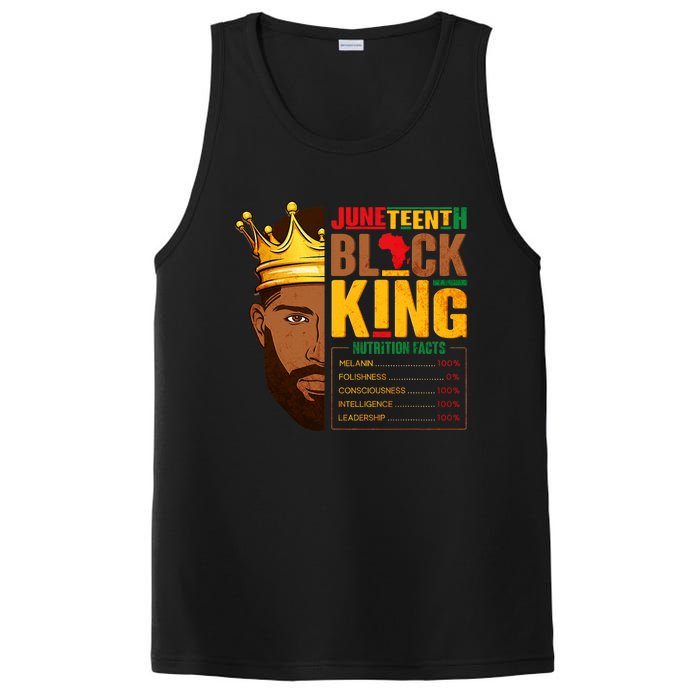 Juneteenth Black King Nutritional Facts Pride African PosiCharge Competitor Tank