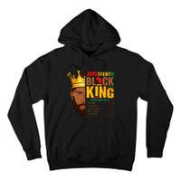 Juneteenth Black King Nutritional Facts Pride African Tall Hoodie