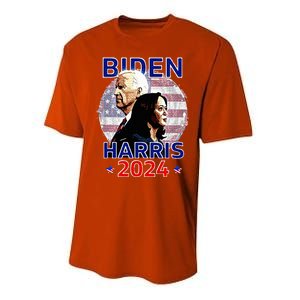 Joe Biden Kamala Harris Democrat Campaign 2024 Performance Sprint T-Shirt