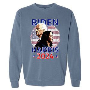 Joe Biden Kamala Harris Democrat Campaign 2024 Garment-Dyed Sweatshirt