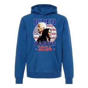 Joe Biden Kamala Harris Democrat Campaign 2024 Premium Hoodie