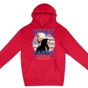 Joe Biden Kamala Harris Democrat Campaign 2024 Premium Pullover Hoodie