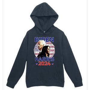 Joe Biden Kamala Harris Democrat Campaign 2024 Urban Pullover Hoodie