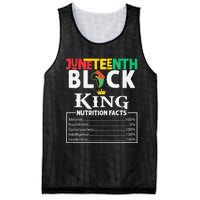 Juneteenth Black King Nutritional Facts Freedom Day Black History Month Dream Mesh Reversible Basketball Jersey Tank