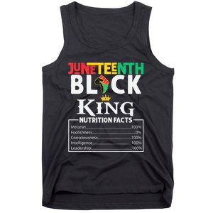 Juneteenth Black King Nutritional Facts Freedom Day Black History Month Dream Tank Top