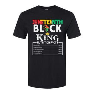 Juneteenth Black King Nutritional Facts Freedom Day Black History Month Dream Softstyle CVC T-Shirt