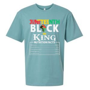 Juneteenth Black King Nutritional Facts Freedom Day Black History Month Dream Sueded Cloud Jersey T-Shirt