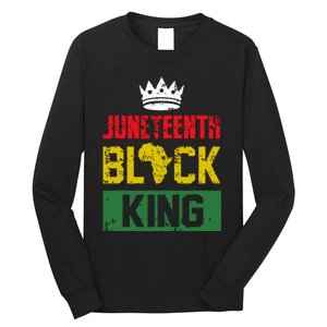 Juneteenth Black King Nutritional Facts Boy Juneteenth Long Sleeve Shirt