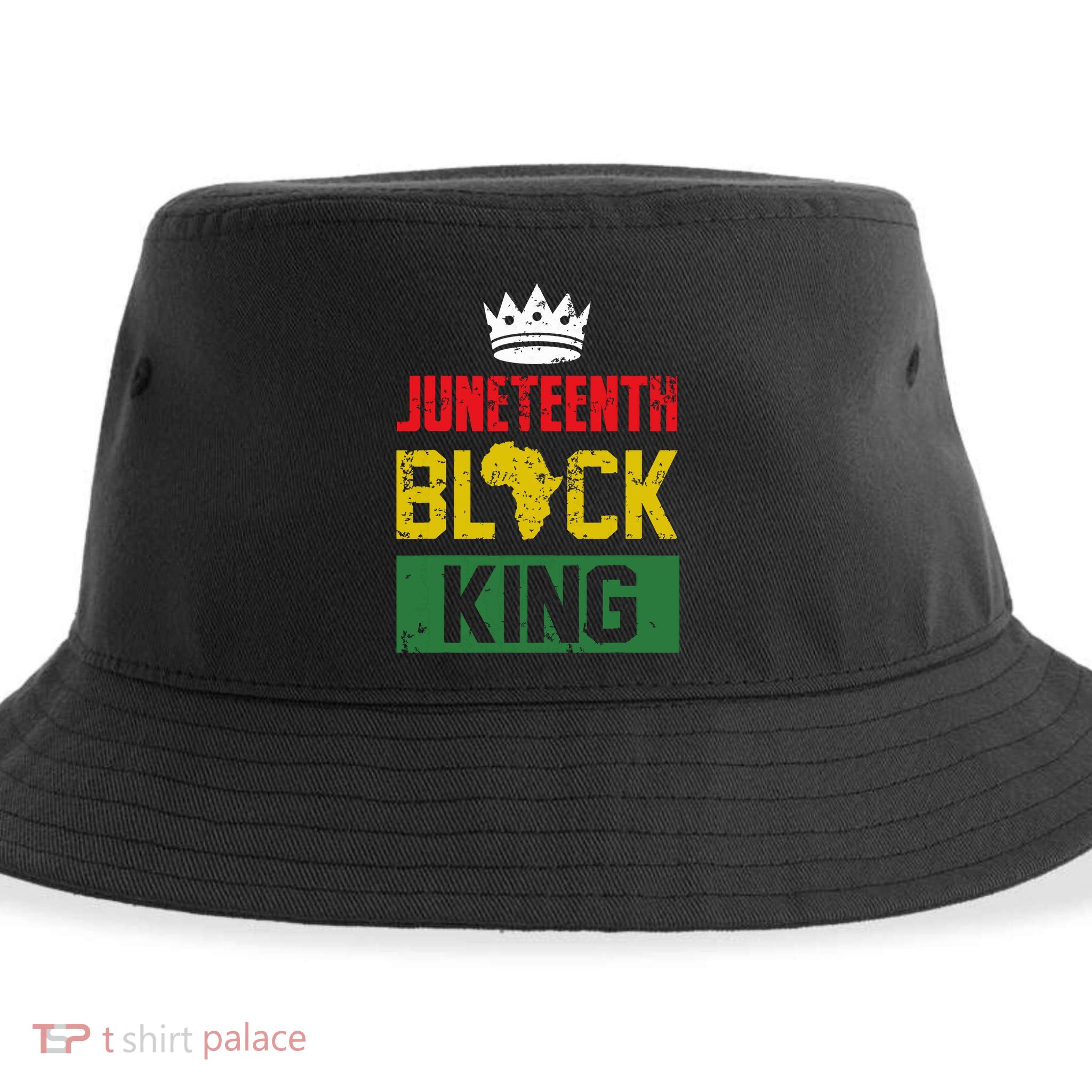 Juneteenth Black King Nutritional Facts Boy Juneteenth Sustainable Bucket Hat