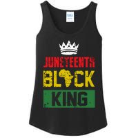 Juneteenth Black King Nutritional Facts Boy Juneteenth Ladies Essential Tank