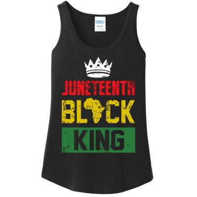 Juneteenth Black King Nutritional Facts Boy Juneteenth Ladies Essential Tank