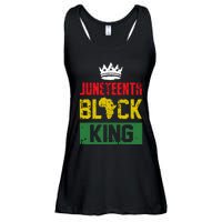 Juneteenth Black King Nutritional Facts Boy Juneteenth Ladies Essential Flowy Tank