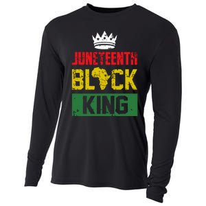 Juneteenth Black King Nutritional Facts Boy Juneteenth Cooling Performance Long Sleeve Crew