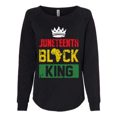 Juneteenth Black King Nutritional Facts Boy Juneteenth Womens California Wash Sweatshirt