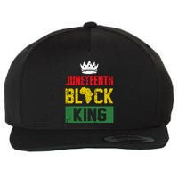 Juneteenth Black King Nutritional Facts Boy Juneteenth Wool Snapback Cap