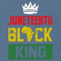 Juneteenth Black King Nutritional Facts Boy Juneteenth Garment-Dyed Sweatshirt