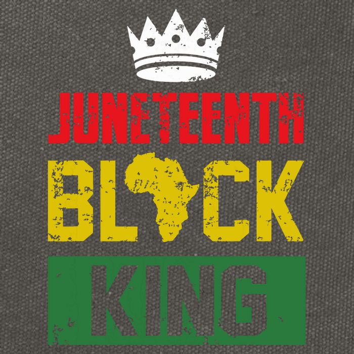 Juneteenth Black King Nutritional Facts Boy Juneteenth Cotton Canvas Backpack