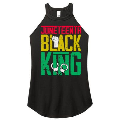 Juneteenth Black King Celebration Graphic Women’s Perfect Tri Rocker Tank