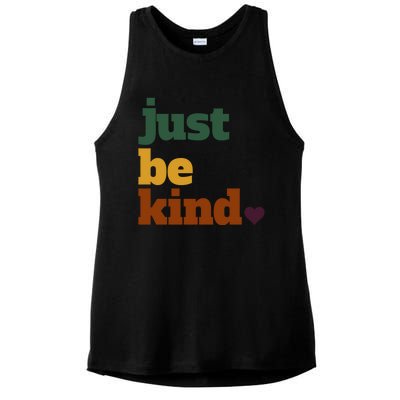 Just Be Kind Gift Ladies PosiCharge Tri-Blend Wicking Tank