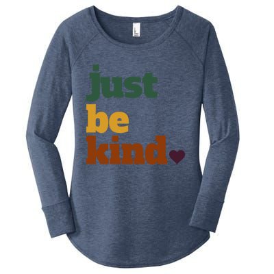 Just Be Kind Gift Women's Perfect Tri Tunic Long Sleeve Shirt