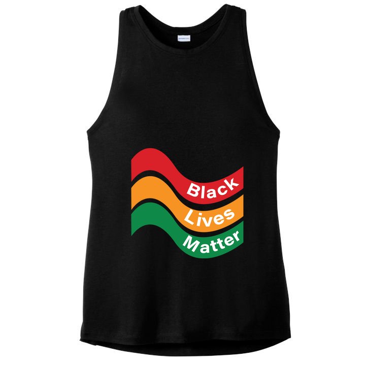 Juneteenth Black Live Matter For Black History Month African American Ladies PosiCharge Tri-Blend Wicking Tank