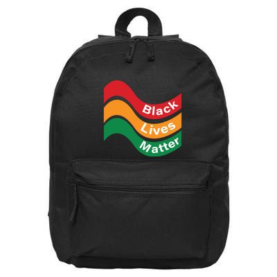 Juneteenth Black Live Matter For Black History Month African American 16 in Basic Backpack