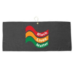 Juneteenth Black Live Matter For Black History Month African American Large Microfiber Waffle Golf Towel