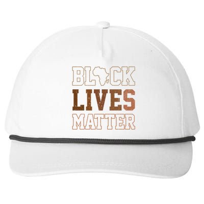 Juneteenth Black Lives Matter Blm Black History Gift Snapback Five-Panel Rope Hat