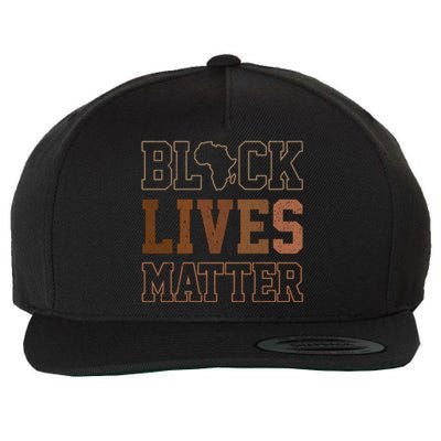 Juneteenth Black Lives Matter Blm Black History Gift Wool Snapback Cap