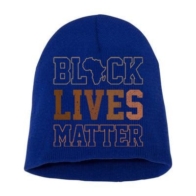 Juneteenth Black Lives Matter Blm Black History Gift Short Acrylic Beanie