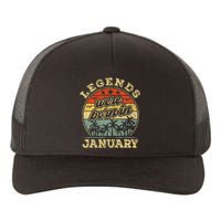 January Birthday Legends Were Born In January Yupoong Adult 5-Panel Trucker Hat