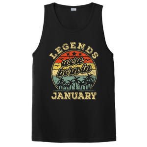 January Birthday Legends Were Born In January PosiCharge Competitor Tank