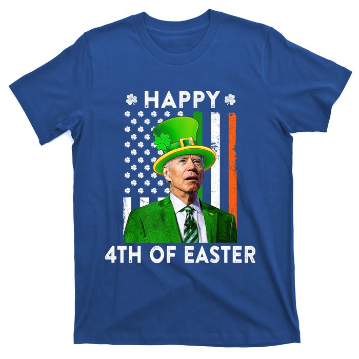 Joe Biden Leprechaun Happy 4th Of Easter Funny Patricks Day Gift T-Shirt