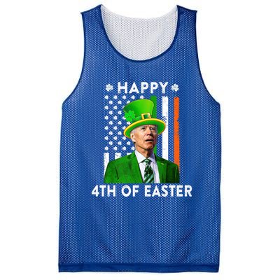 Joe Biden Leprechaun Happy 4th Of Easter Funny Patricks Day Gift Mesh Reversible Basketball Jersey Tank