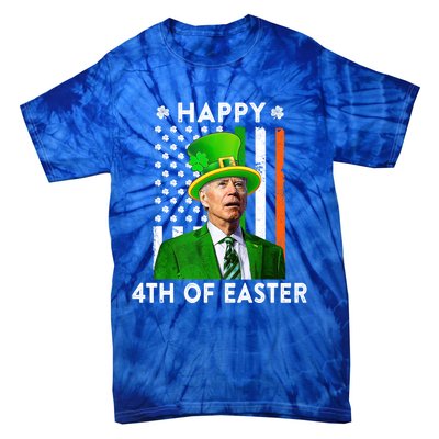 Joe Biden Leprechaun Happy 4th Of Easter Funny Patricks Day Gift Tie-Dye T-Shirt