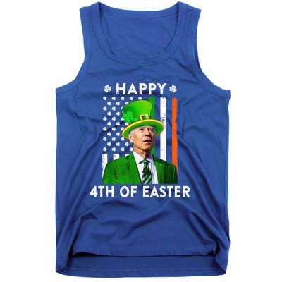 Joe Biden Leprechaun Happy 4th Of Easter Funny Patricks Day Gift Tank Top