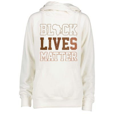 Juneteenth Black Lives Matter Blm Black History Funny Gift Womens Funnel Neck Pullover Hood