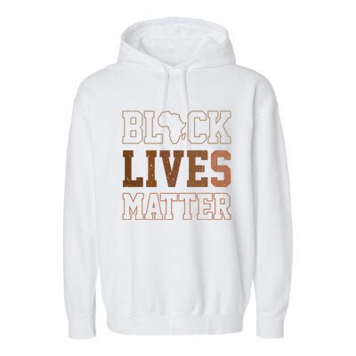 Juneteenth Black Lives Matter Blm Black History Funny Gift Garment-Dyed Fleece Hoodie