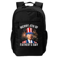 Joe Biden Merry 4th Of Father's Day Funny 4th Of July Daily Commute Backpack