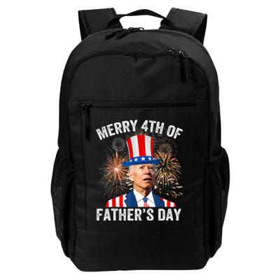 Joe Biden Merry 4th Of Father's Day Funny 4th Of July Daily Commute Backpack