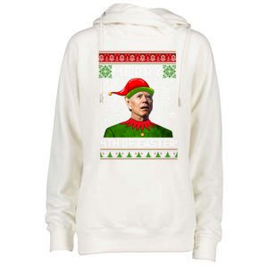 Joe Biden Merry 4th Of Easter For Funny 4th Of July Cool Gift Womens Funnel Neck Pullover Hood